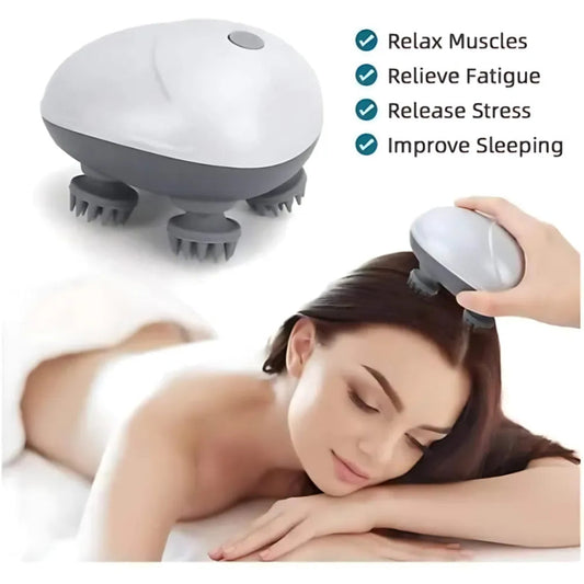 Rechargeable Waterproof Scalp Massager™ – Relax, Refresh & Rejuvenate