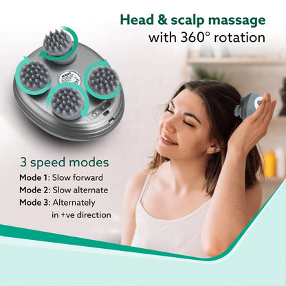 Rechargeable Waterproof Scalp Massager™ – Relax, Refresh & Rejuvenate