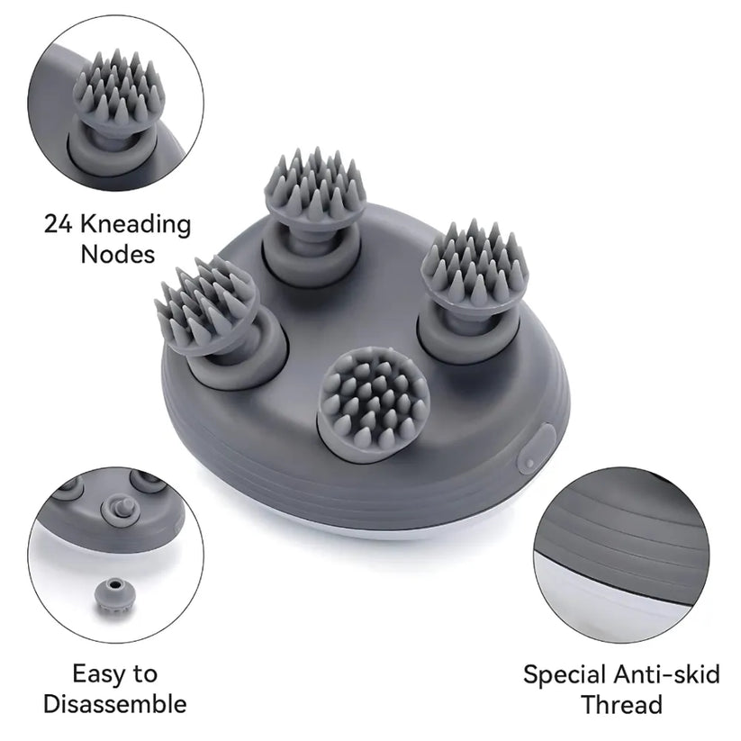 Rechargeable Waterproof Scalp Massager™ – Relax, Refresh & Rejuvenate